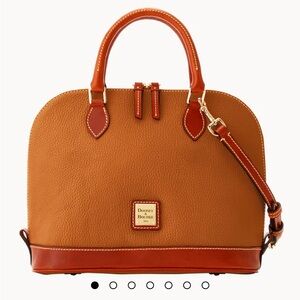Dooney & Bourke Tan Leather Satchel